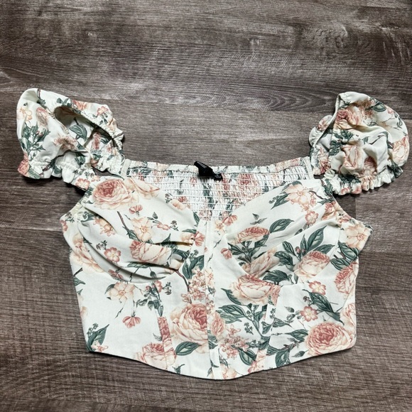 Windsor Dreaming of Floral Corset Top Size Small - Picture 2 of 8